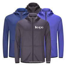 Custom Logo Plain Men's Zip Up Zipper Hoodies